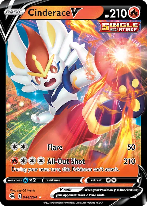 Cinderace V, Fusion Strike 44/264