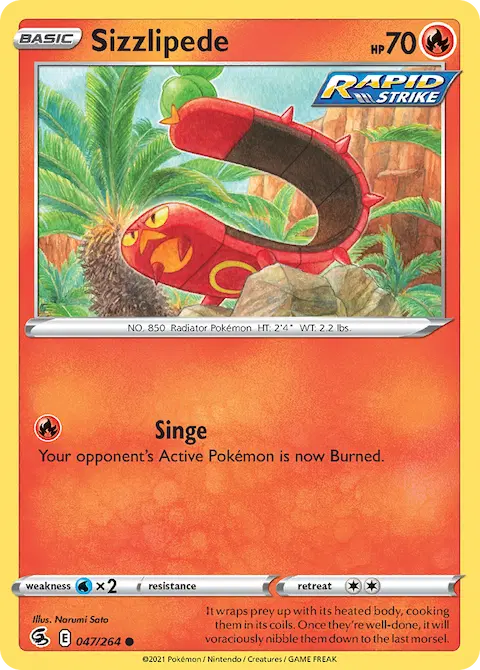 Sizzlipede, Fusion Strike 47/264