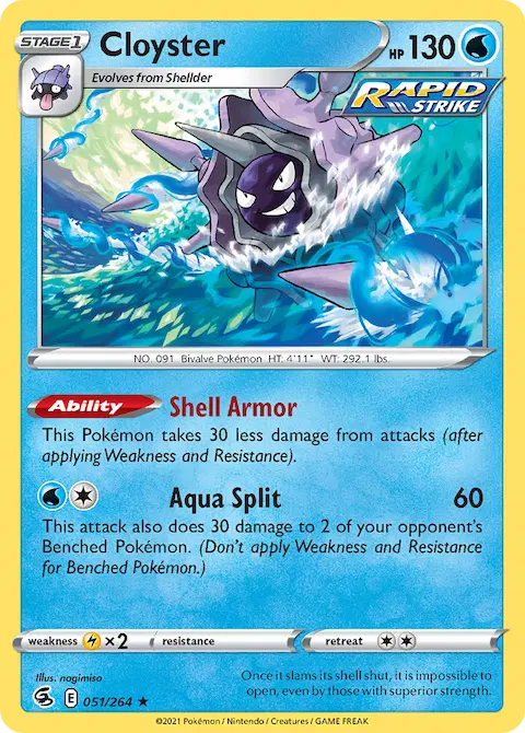 Cloyster, Fusion Strike 51/264