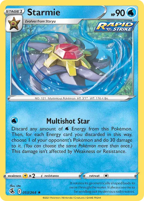 Starmie, Fusion Strike 53/264