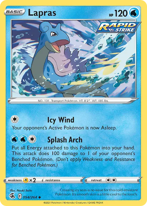 Lapras, Fusion Strike 54/264