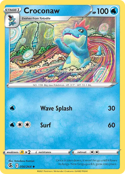 Croconaw, Fusion Strike 56/264