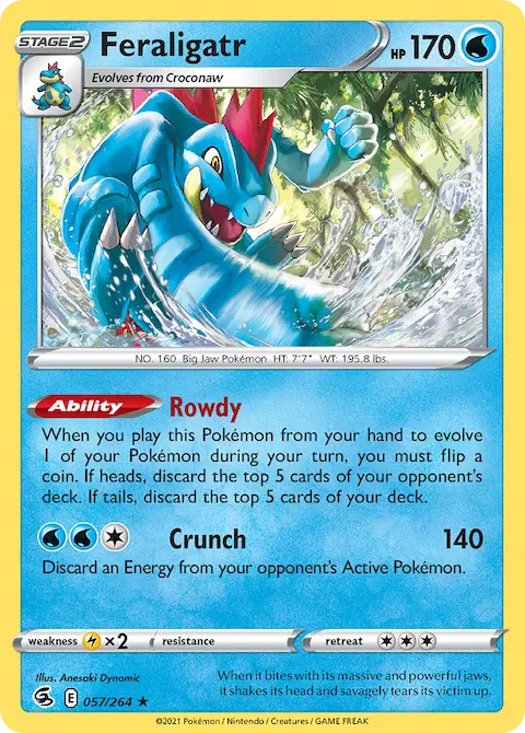 Feraligatr, Fusion Strike 57/264