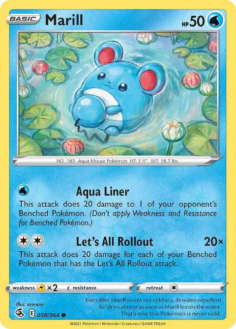 Marill, Fusion Strike 58/264