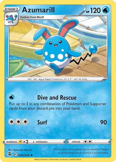 Azumarill, Fusion Strike 59/264