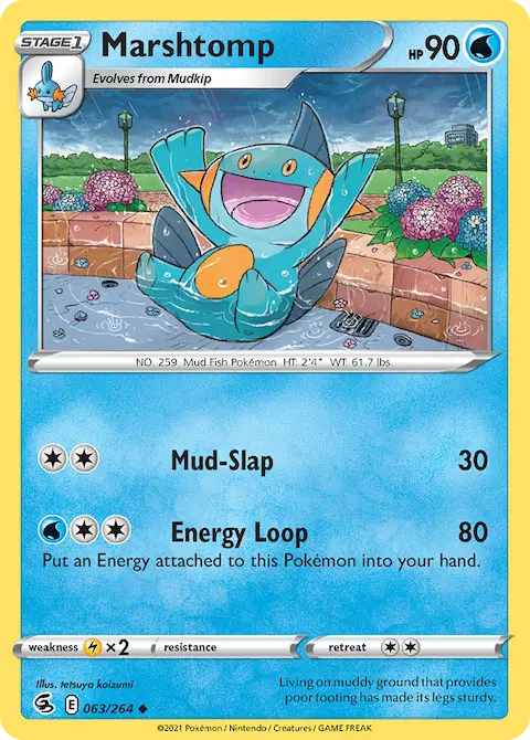 Marshtomp, Fusion Strike 63/264