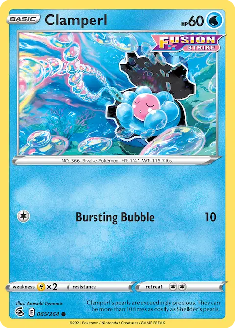 Clamperl, Fusion Strike 65/264