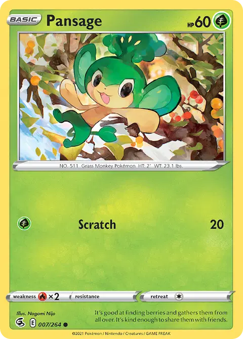 Pansage, Fusion Strike 7/264