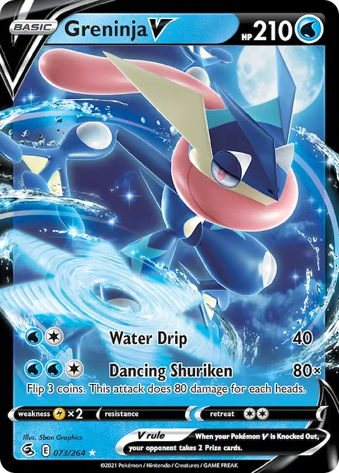Greninja V, Fusion Strike 73/264