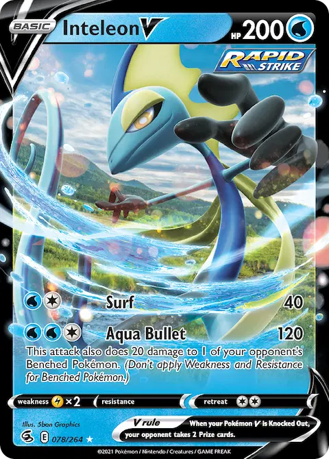 Inteleon V, Fusion Strike 78/264