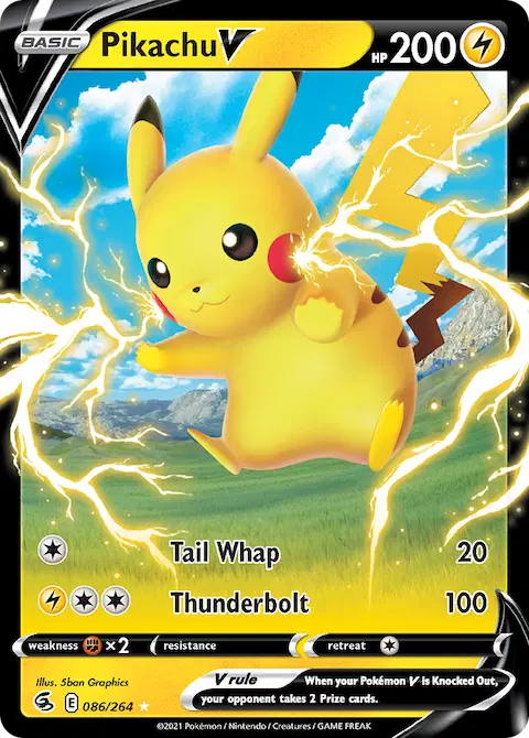 Pikachu V, Fusion Strike 86/264
