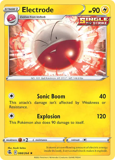 Electrode, Fusion Strike 88/264
