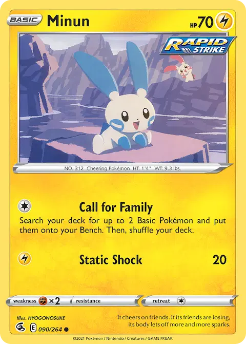 Minun, Fusion Strike 90/264
