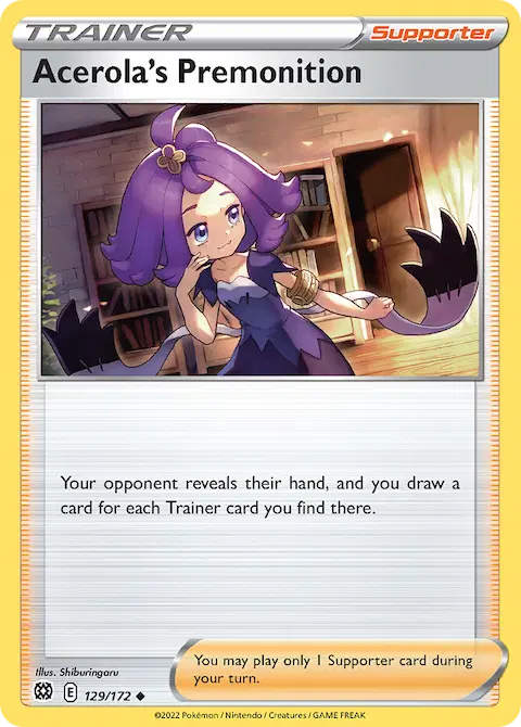 Acerola's Premonition, Brilliant Stars 129/172