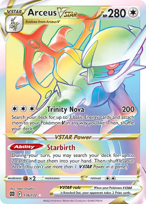 Arceus VSTAR, Brilliant Stars 176/172