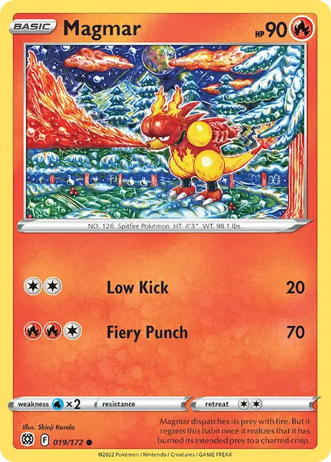 Magmar, Brilliant Stars 019/172