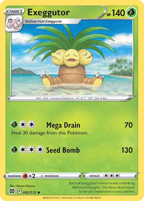 Exeggutor, Brilliant Stars 002/172