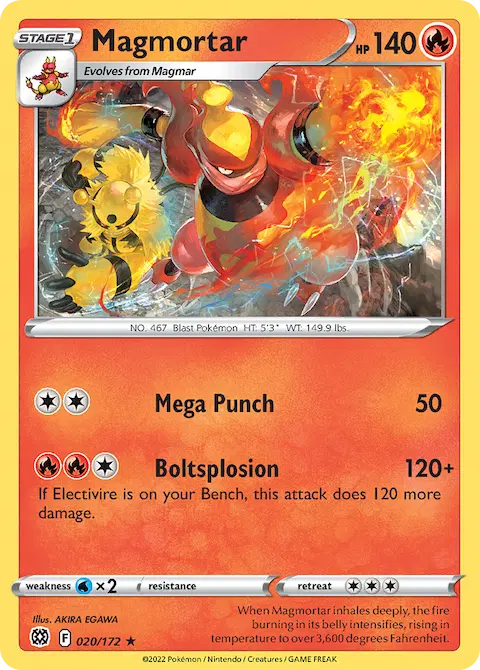 Magmortar, Brilliant Stars 020/172