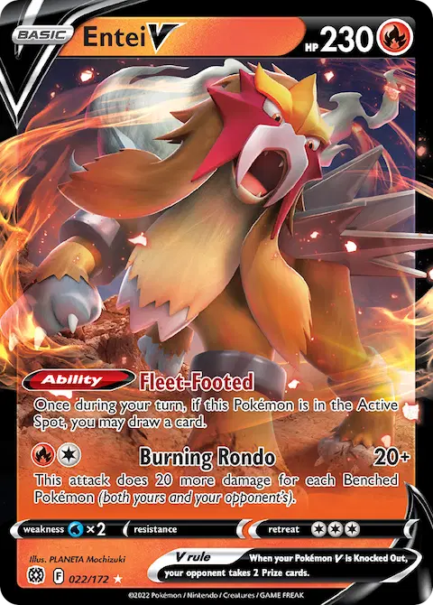 Entei V, Brilliant Stars 022/172