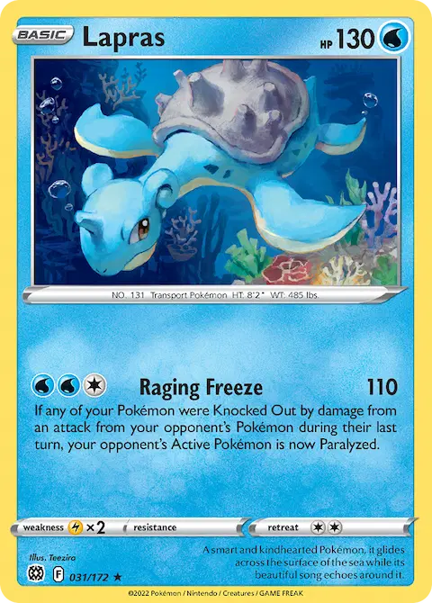 Lapras, Brilliant Stars 031/172