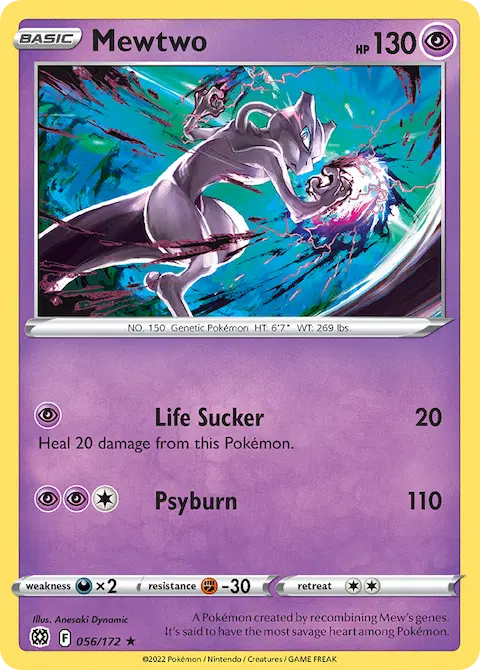Mewtwo, Brilliant Stars 056/172