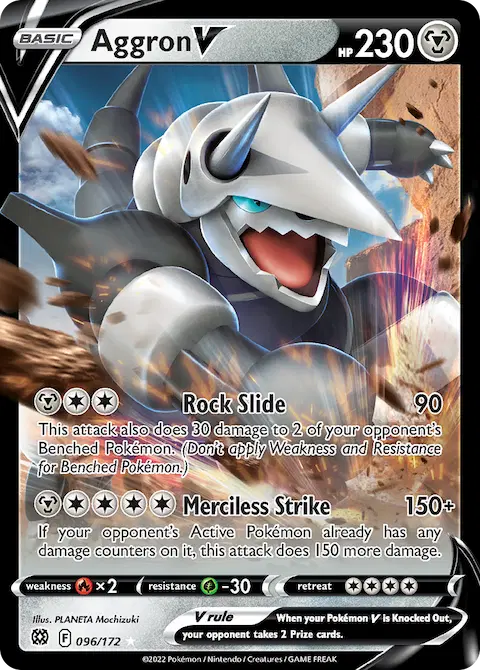 Aggron V, Brilliant Stars 096/172