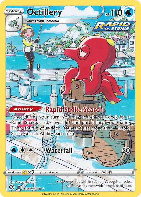 Octillery, Brilliant Stars Trainer Gallery TG03