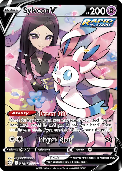 Sylveon V, Brilliant Stars Trainer Gallery TG14