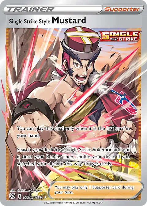 Single Strike Style Mustard, Brilliant Stars Trainer Gallery TG28