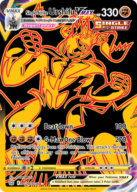 Single Strike Urshifu VMAX, Brilliant Stars Trainer Gallery TG29