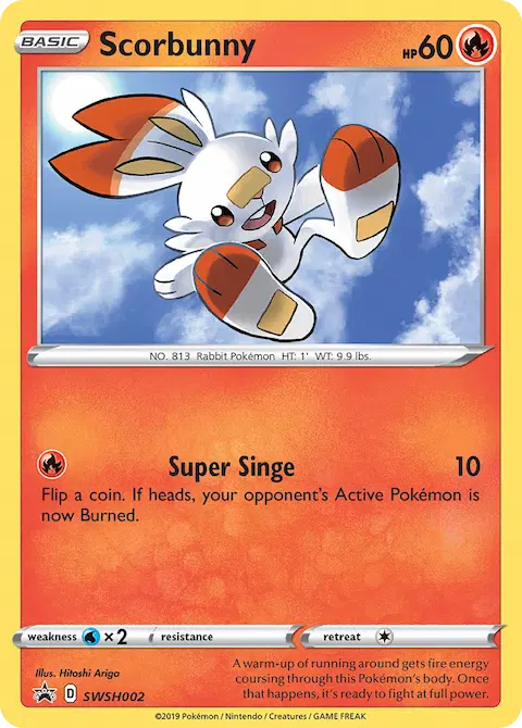 Scorbunny, SWSH Black Star Promos SWSH002