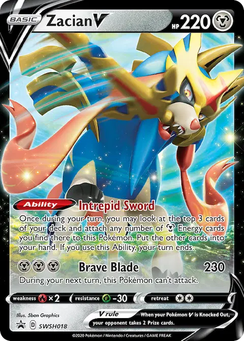 Zacian V, SWSH Black Star Promos SWSH018