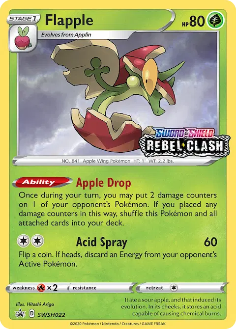 Flapple, SWSH Black Star Promos SWSH022