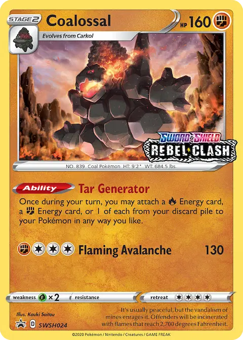 Coalossal, SWSH Black Star Promos SWSH024