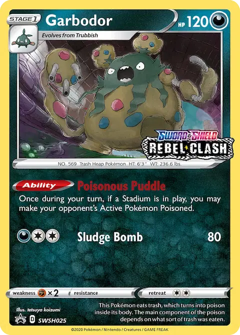 Garbodor, SWSH Black Star Promos SWSH025