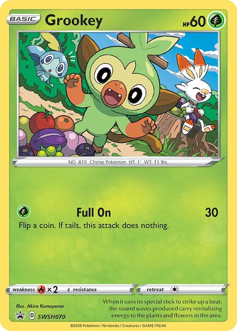 Grookey, SWSH Black Star Promos SWSH070