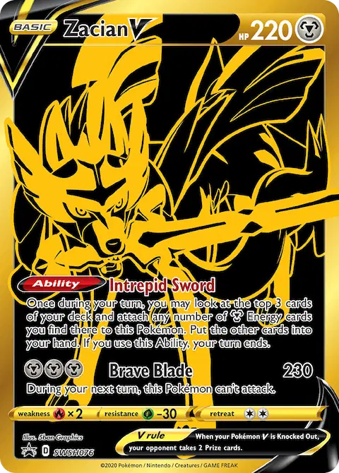 Zacian V, SWSH Black Star Promos SWSH076