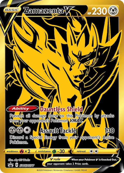 Zamazenta V, SWSH Black Star Promos SWSH077