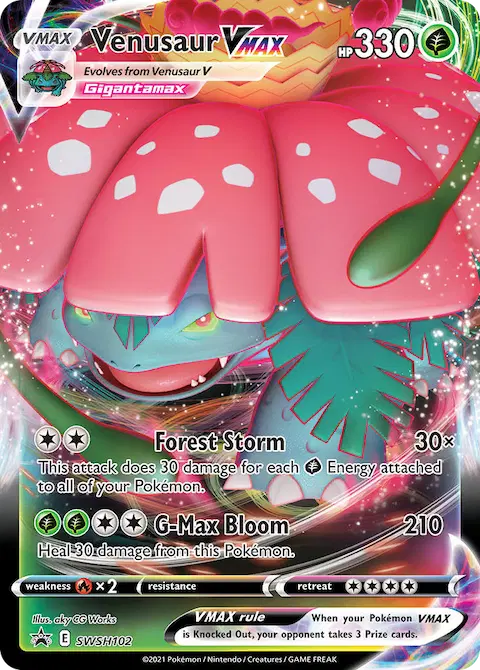 Venusaur VMAX, SWSH Black Star Promos SWSH102