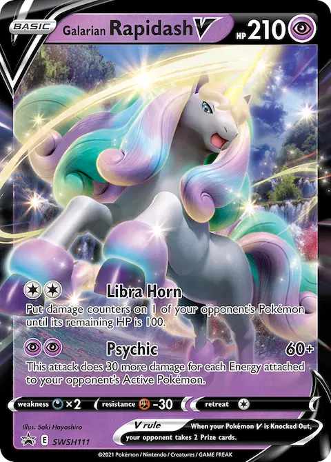 Galarian Rapidash V, SWSH Black Star Promos SWSH111