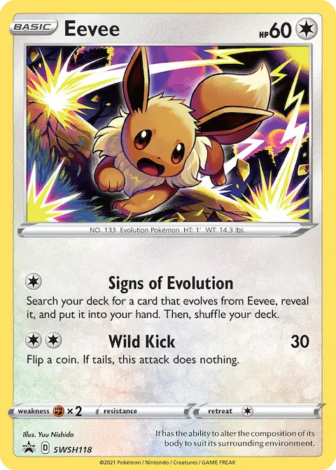 Eevee, SWSH Black Star Promos SWSH118