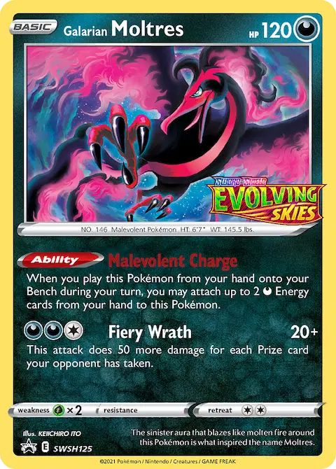 Galarian Moltres, SWSH Black Star Promos SWSH125