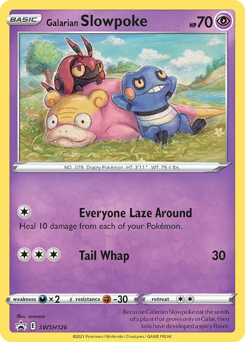 Galarian Slowpoke, SWSH Black Star Promos SWSH126