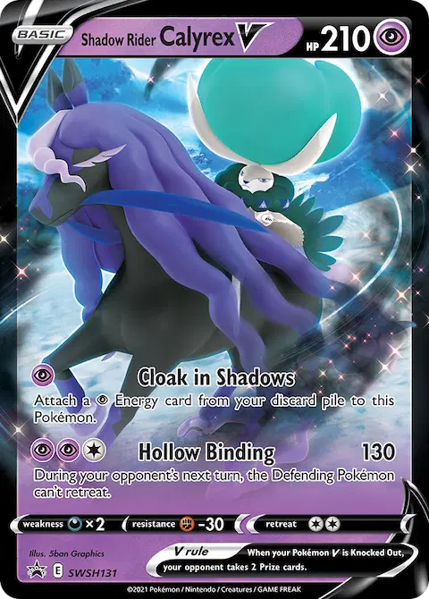 Shadow Rider Calyrex V, SWSH Black Star Promos SWSH131