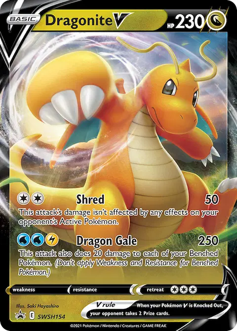 Dragonite V, SWSH Black Star Promos SWSH154