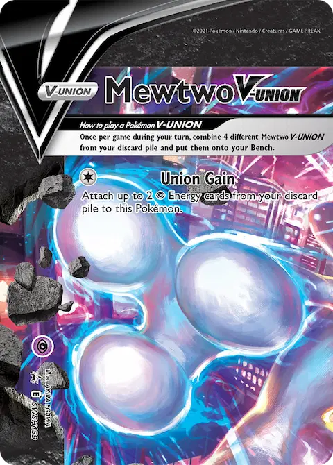 Mewtwo V-UNION, SWSH Black Star Promos SWSH159