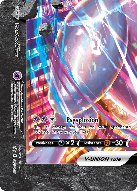 Mewtwo V-UNION, SWSH Black Star Promos SWSH161