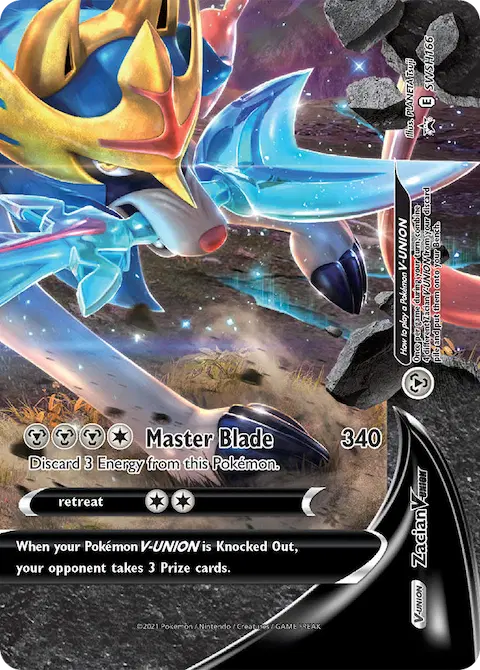 Zacian V-UNION, SWSH Black Star Promos SWSH166