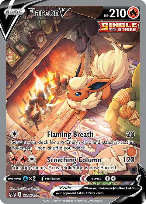 Flareon V, SWSH Black Star Promos SWSH179