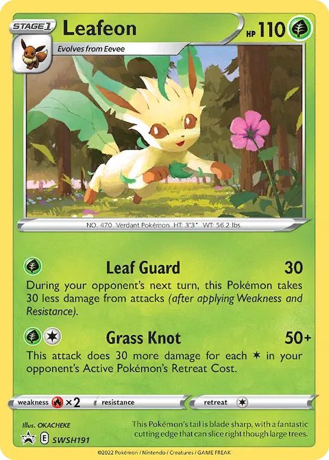 Leafeon, SWSH Black Star Promos SWSH191